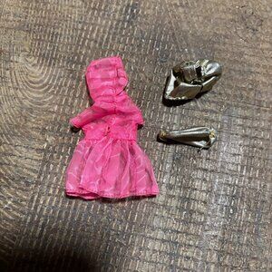 Topper Dawn Doll clothes Bikini Beach Bunny 617 gold bathing suit cover up